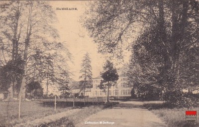 Cortil-Wodon Hambraine - Hambraine [ Chemin d'entrée du château ]