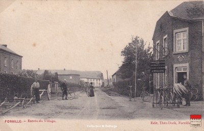 Forville - Entrée du Village
