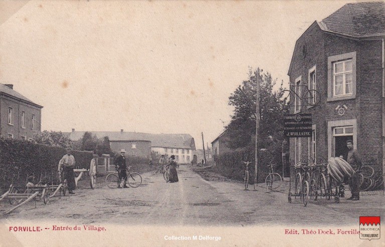 Forville - Entrée du Village