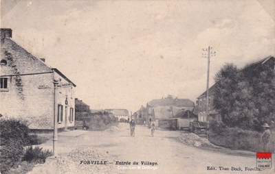 Forville - Entrée du Village