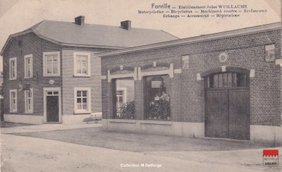 Forville - Etablissement Jules Wuillaume Motocyclettes Bicyclettes Machines à coudre Écrémeuses Échange Accessoires Réparations