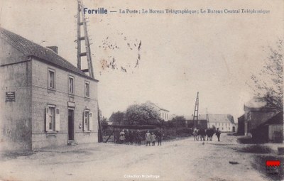 Forville - La Poste Le Bureau Télégraphique Le Bureau Central Télphonique