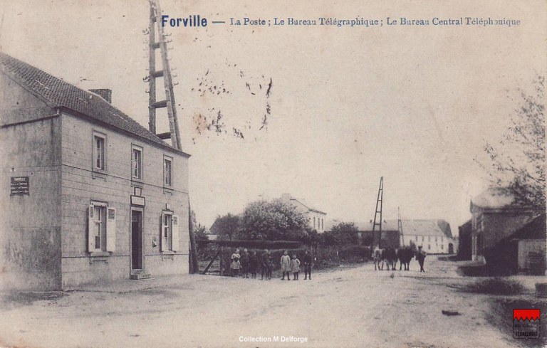 Forville - La Poste Le Bureau Télégraphique Le Bureau Central Télphonique