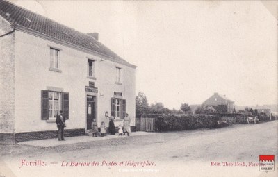 Forville - Le Bureau des Postes et télégraphes
