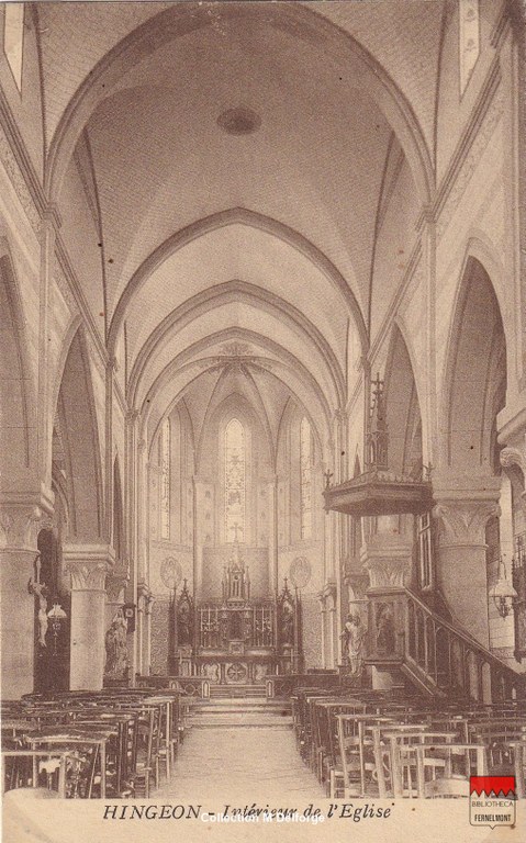 Hingeon - Intérieur de l'église