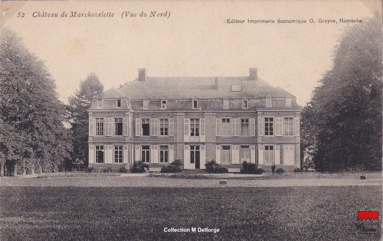 Marchovelette - 52 Château (Vue du Nord)