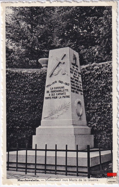 Marchovelette - Monument aux Morts de la Guerre