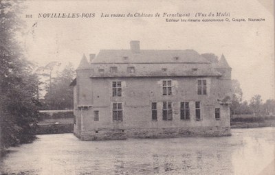 Noville-les-Bois - 101 Les ruines du château  de Fernelmont (Vue du midi)