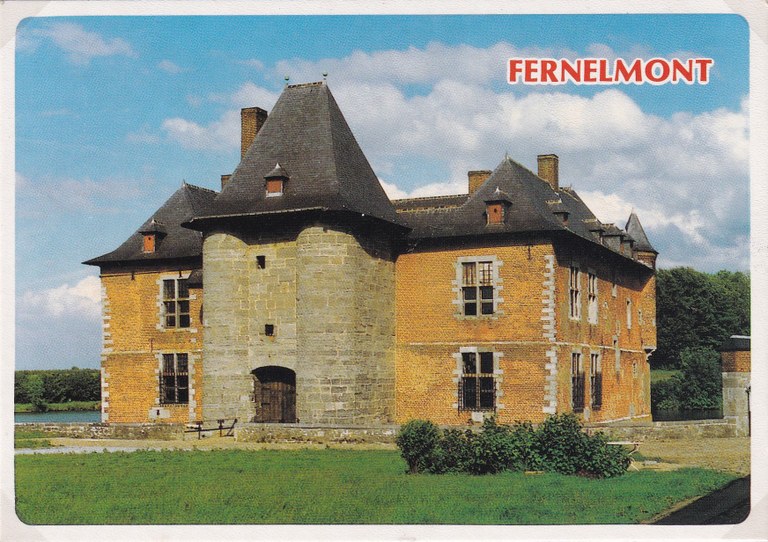 Noville-les-Bois - Fernelmont  Donjon-Porche 13e siècle  Château 16e siècle