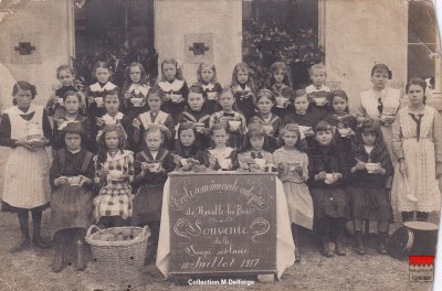 Noville-les-Bois - École communale adoptée Souvenir de la soupe scolaire