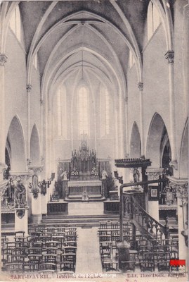 Noville-les-Bois Sart d'Avril - Intérieur de l'église