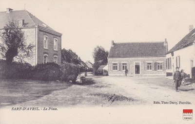 Noville-les-Bois  Sart d'Avril - La place