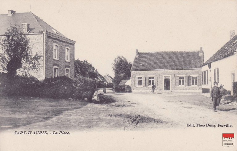 Noville-les-Bois  Sart d'Avril - La place