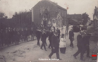 Noville-les-Bois Sart d'Avril - Procession Mutuelle Sainte-Barbe