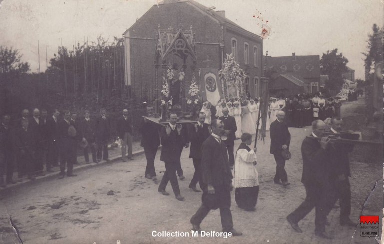 Noville-les-Bois Sart d'Avril - Procession Mutuelle Sainte-Barbe