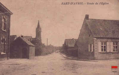 Noville-les-Bois Sart d'Avril - Route de l'église