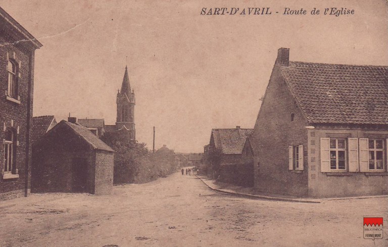 Noville-les-Bois Sart d'Avril - Route de l'église
