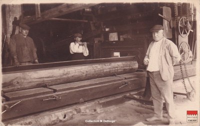 Noville-les-Bois Sart d'Avril - Scierie Hanchir Intérieur