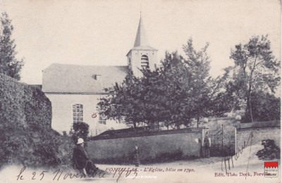 Pontillas - L'Eglise, bâtie en 1790
