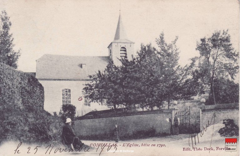 Pontillas - L'Eglise, bâtie en 1790