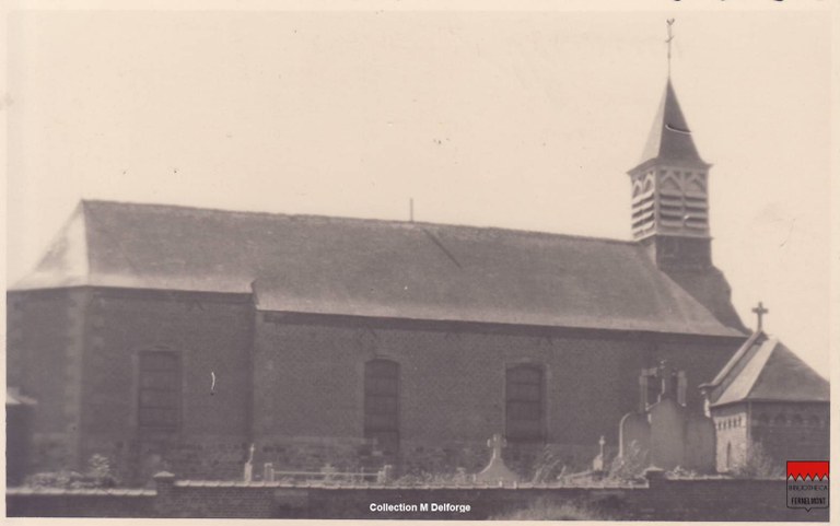 Tillier - Vue latérale de l'église Côté Nord