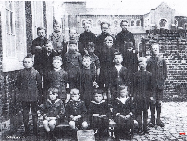 Bierwart - Classe des garçons de l'école communale 1928