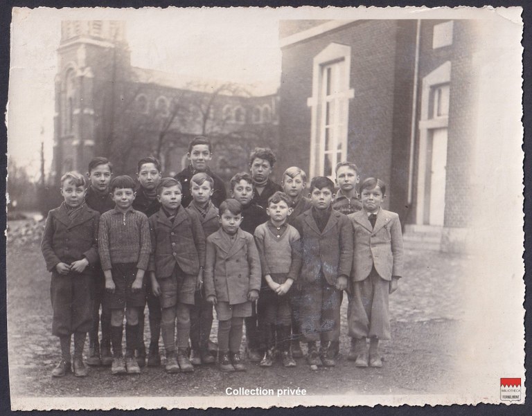 Bierwart - Classe des garçons de l'école communale 1938