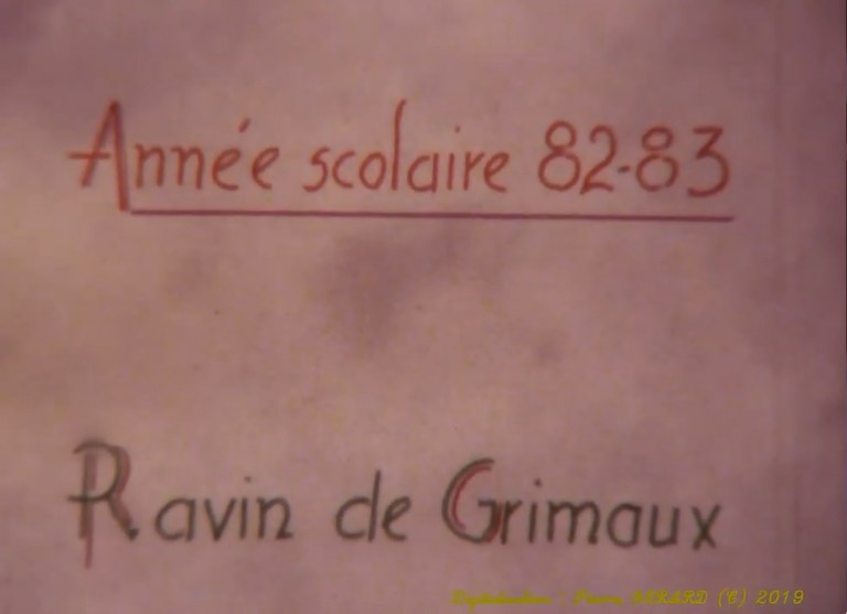 Franc-Waret - Ecole primaire 1982-1983