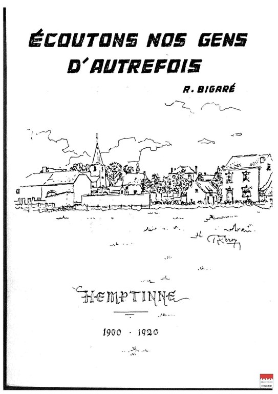 Ecoutons nos gens d'autrefois - Hemptinne 1900-1920